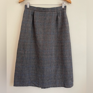 Peabody‎ House Vintage Women’s Midi Straight Skirt Wool Blend Sz 11/12 Tweed